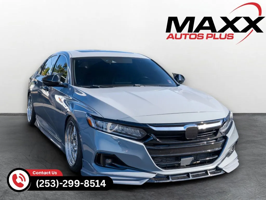 Silver 2021 Honda Accord Touring 2.0T for sale in Puyallup, WA