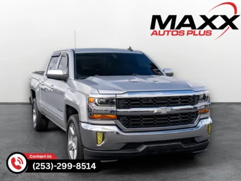 Silver 2016 Chevrolet Silverado 1500 LT for sale in Puyallup, WA