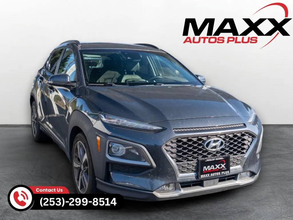 Gray 2019 Hyundai Kona Ultimate for sale in Puyallup, WA