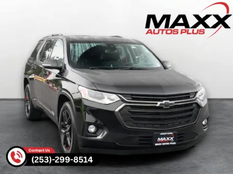 Black 2019 Chevrolet Traverse Premier for sale in Puyallup, WA