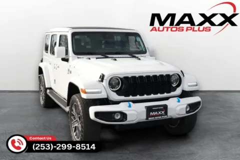 White 2024 Jeep Wrangler High Altitude 4xe for sale in Puyallup, WA