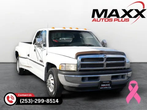 White 1999 Dodge Ram 3500 Laramie SLT for sale in Puyallup, WA
