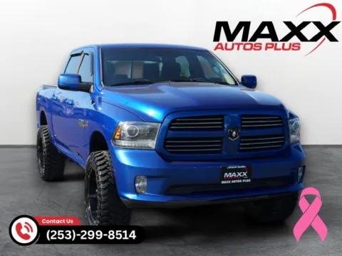 Blue 2015 Ram 1500 Sport for sale in Puyallup, WA