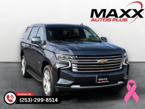 Gray 2021 Chevrolet Tahoe High Country for sale in Puyallup, WA