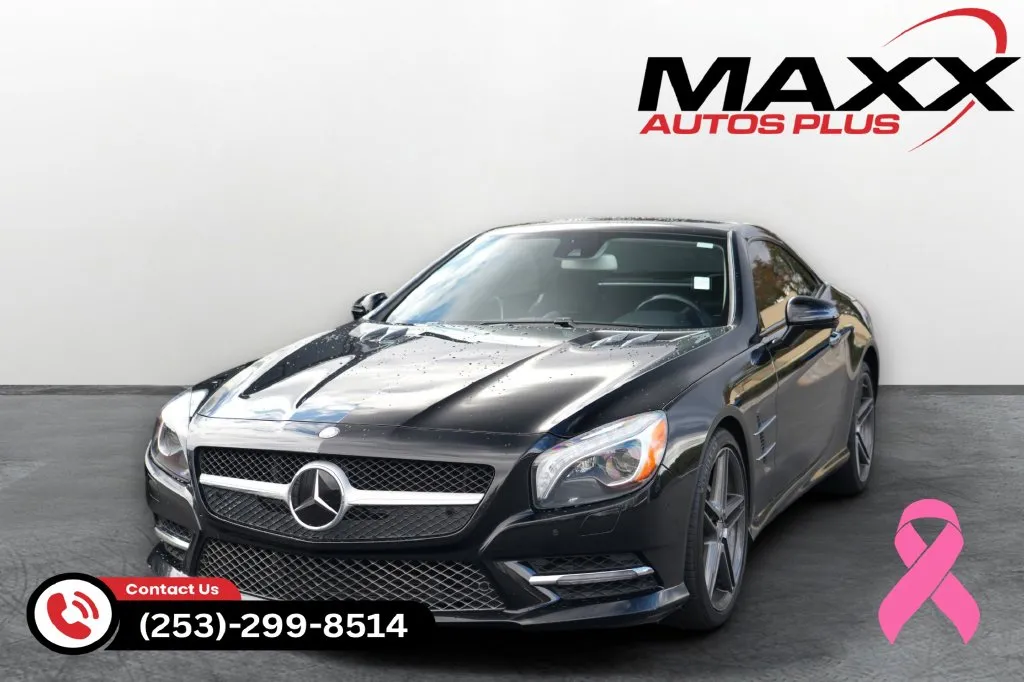 Black 2013 Mercedes-Benz SL-Class SL 550 for sale in Puyallup, WA