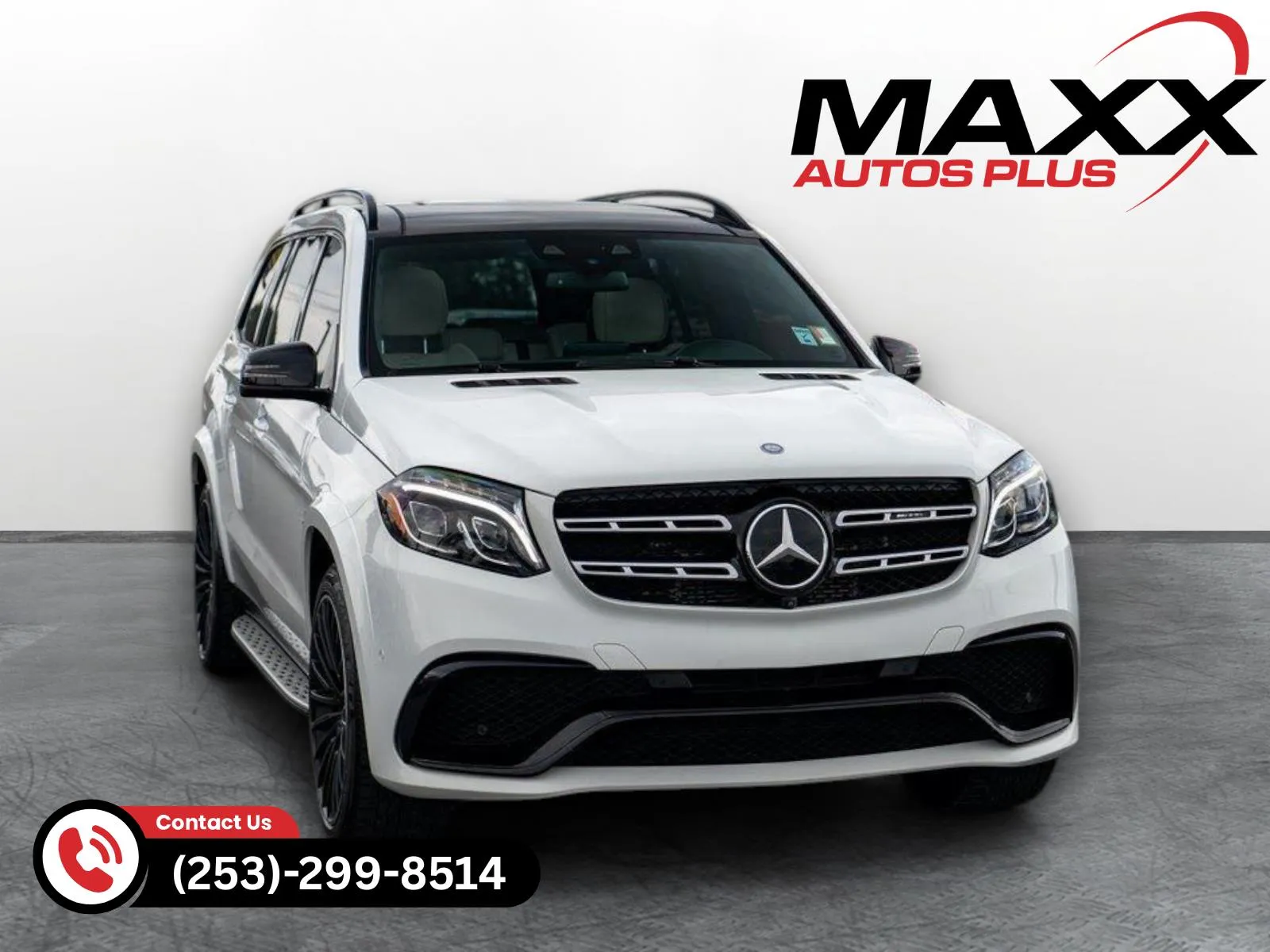 White 2017 Mercedes-Benz GLS AMG GLS 63 for sale in Puyallup, WA
