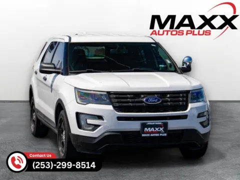 White 2017 Ford Explorer Police Interceptor Utility for sale in Puyallup, WA