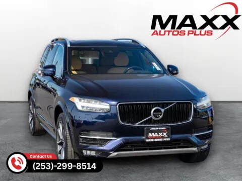 Blue 2017 Volvo XC90 T6 Momentum Sport Utility 4D for sale in Puyallup, WA