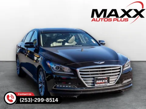 Black 2016 Hyundai Genesis 3.8L for sale in Puyallup, WA
