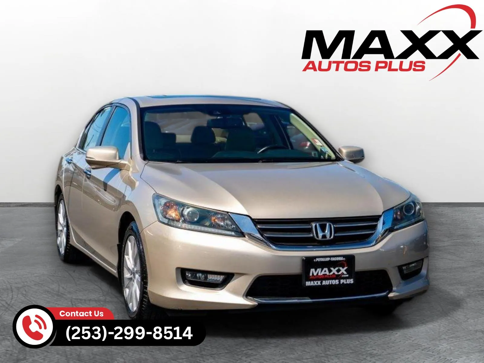 Silver 2015 Honda Accord Sedan EX-L for sale in Puyallup, WA