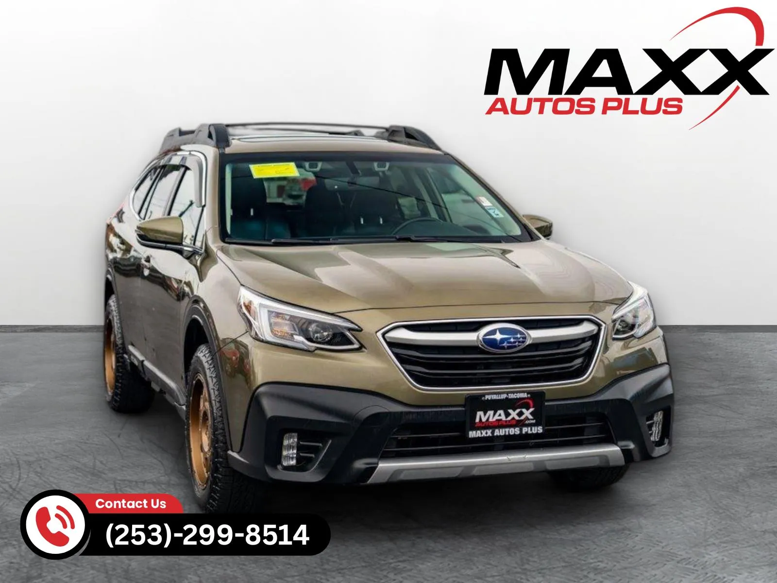 Green 2021 Subaru Outback Limited for sale in Puyallup, WA