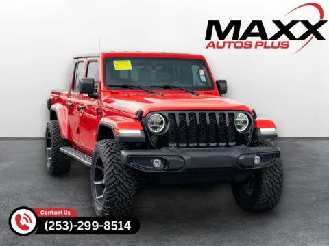 Red 2021 Jeep Gladiator Willys for sale in Puyallup, WA