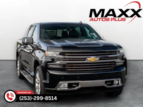 Black 2020 Chevrolet Silverado 1500 High Country for sale in Puyallup, WA