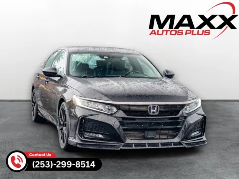 Black 2020 Honda Accord Sedan Sport for sale in Puyallup, WA