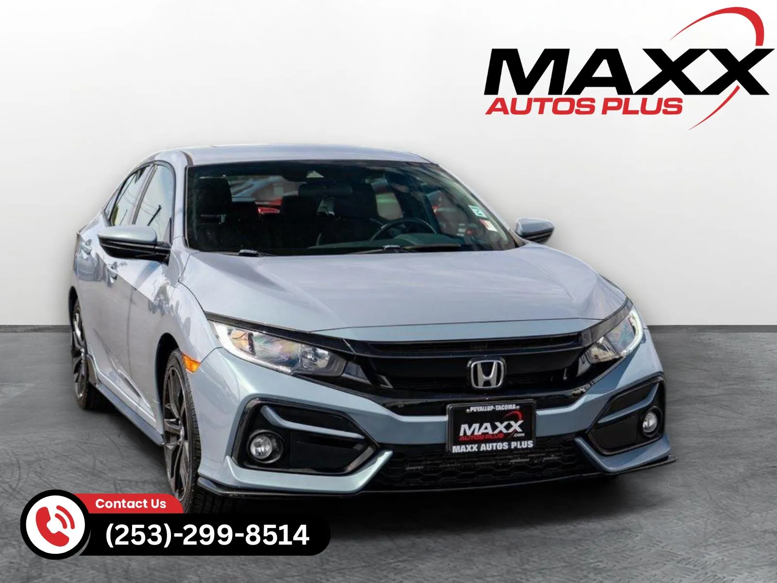 Gray 2020 Honda Civic Hatchback Sport for sale in Puyallup, WA