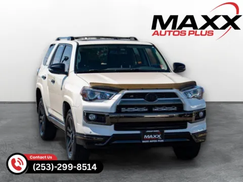 White 2019 Toyota 4Runner Limited Nightshade Edition Sport Utility 4D for sale in Puyallup, WA