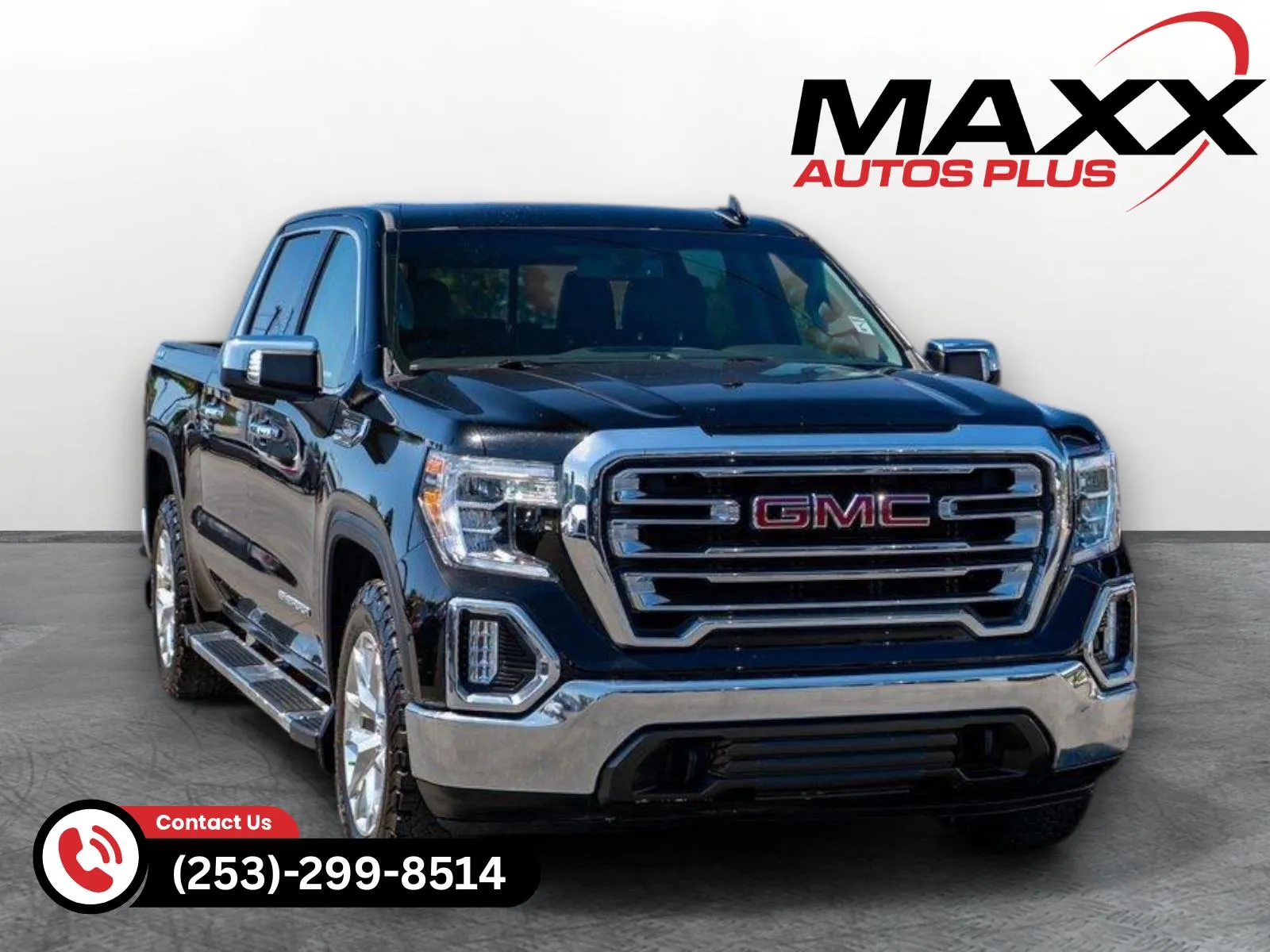Black 2019 GMC Sierra 1500 SLT for sale in Puyallup, WA