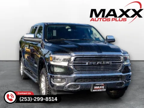 Black 2019 Ram 1500 Laramie for sale in Puyallup, WA
