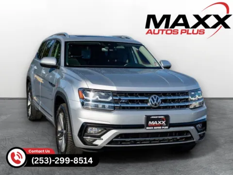 Gray 2019 Volkswagen Atlas 3.6L V6 SEL R-Line for sale in Puyallup, WA