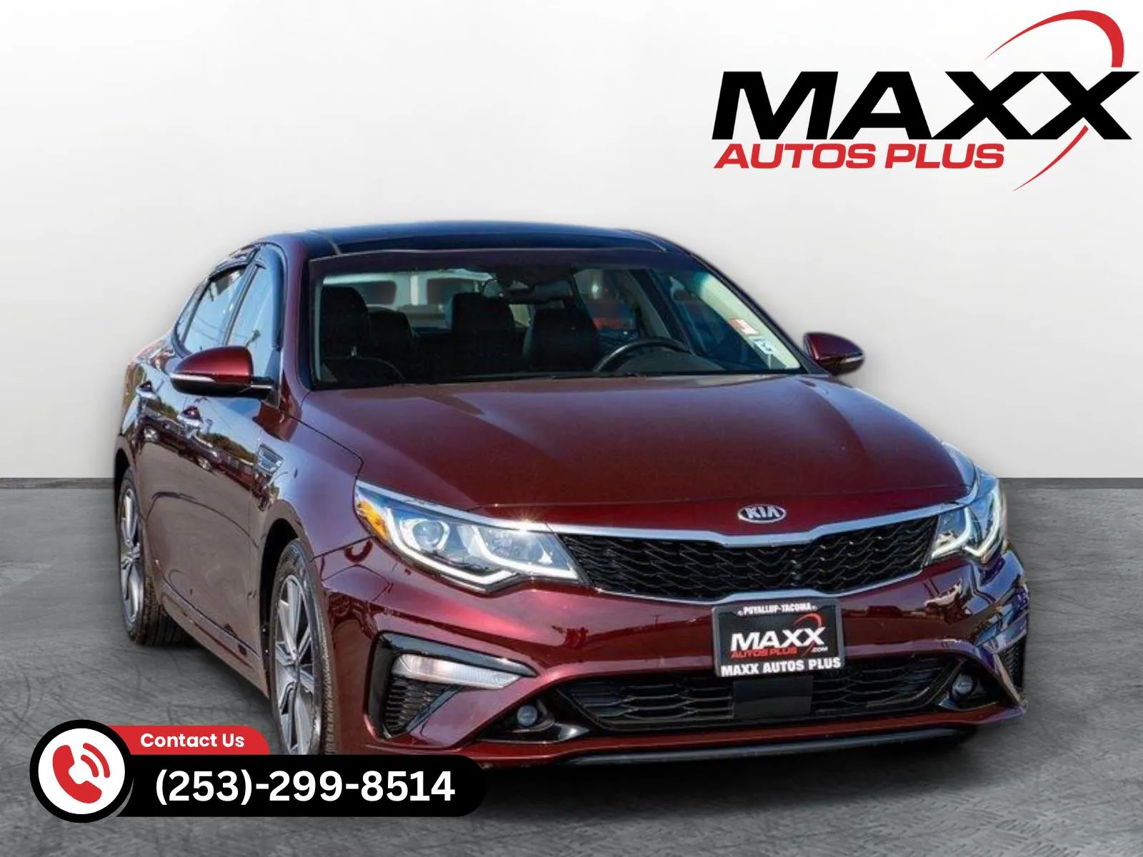 Red 2019 Kia Optima EX for sale in Puyallup, WA
