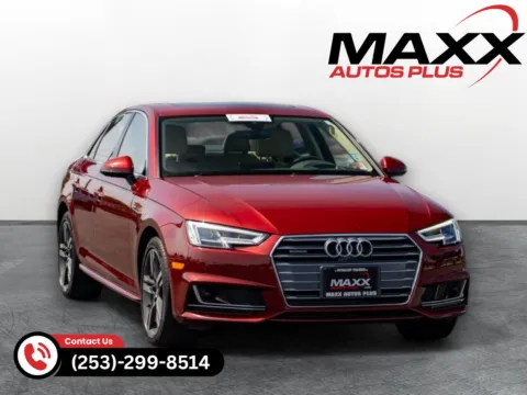 Red 2018 Audi A4 Prestige for sale in Puyallup, WA