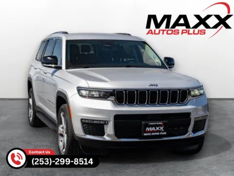 Silver 2021 Jeep Grand Cherokee L Limited for sale in Puyallup, WA