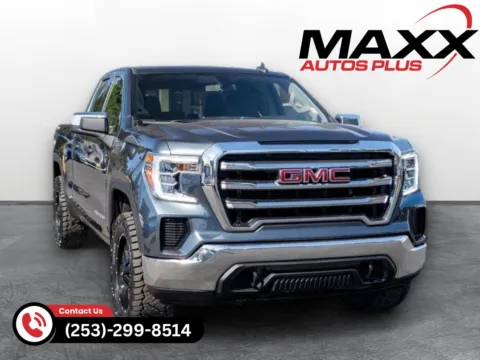 Blue 2021 GMC Sierra 1500 SLE for sale in Puyallup, WA