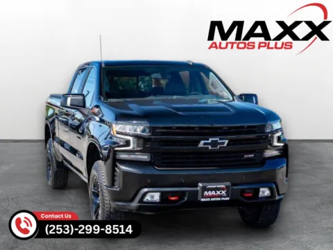Black 2021 Chevrolet Silverado 1500 LT Trail Boss for sale in Puyallup, WA