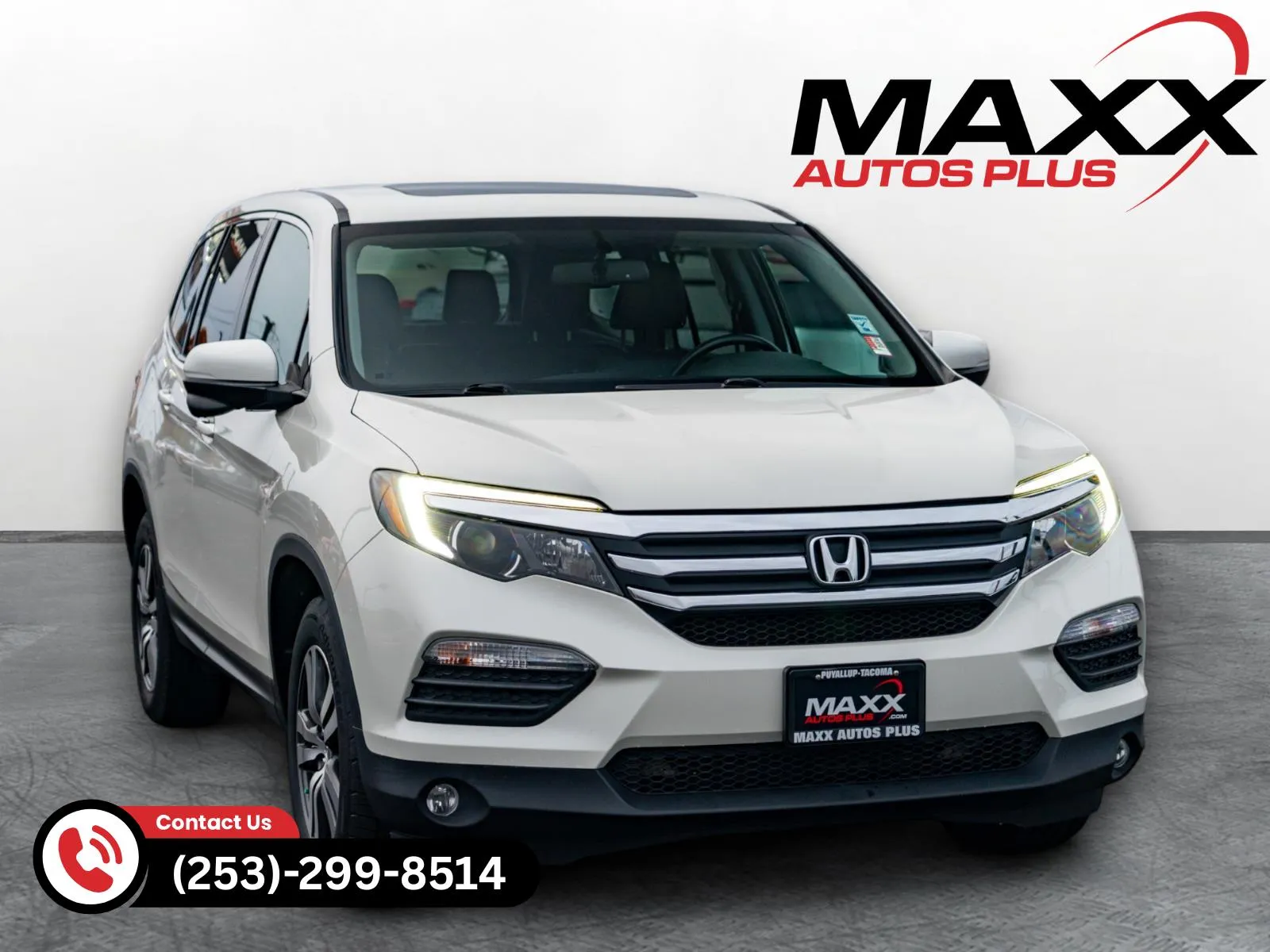 White 2018 Honda Pilot EX-L for sale in Puyallup, WA