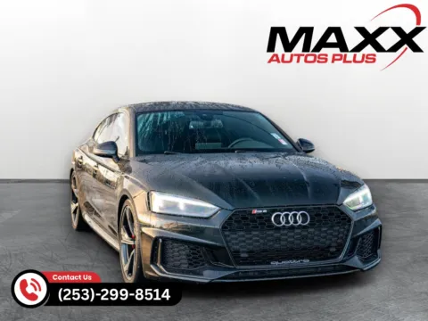 Black 2019 Audi RS 5 Sportback Hatchback Sedan 4D for sale in Puyallup, WA