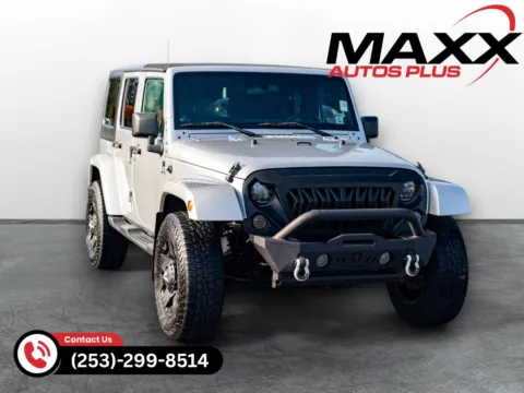 Silver 2012 Jeep Wrangler Unlimited Sahara for sale in Puyallup, WA