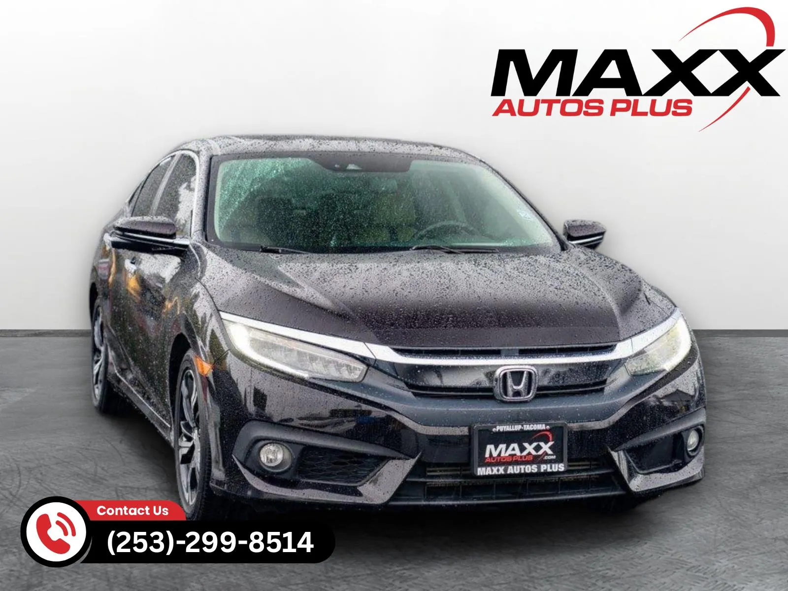 Red 2017 Honda Civic Sedan Touring for sale in Puyallup, WA
