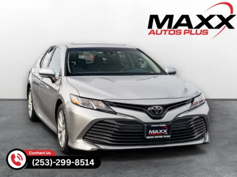 Silver 2018 Toyota Camry LE for sale in Puyallup, WA