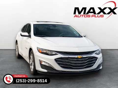 White 2021 Chevrolet Malibu LT for sale in Puyallup, WA