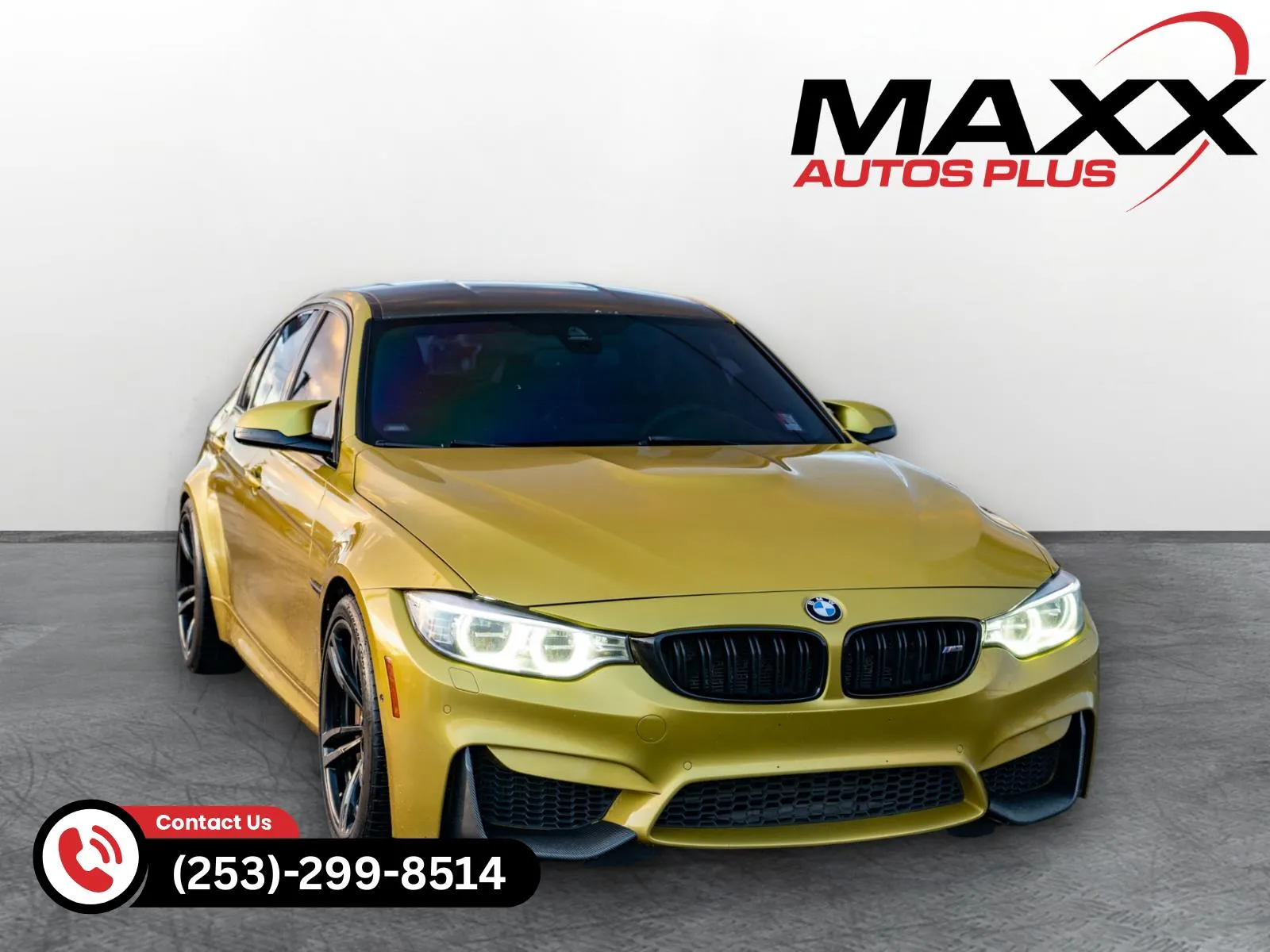 Yellow 2017 BMW M3 for sale in Puyallup, WA