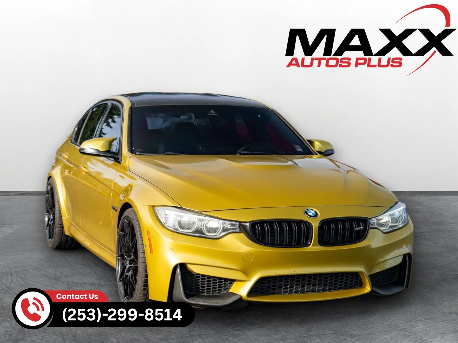 Yellow 2017 BMW M3 for sale in Puyallup, WA