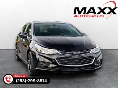 Black 2017 Chevrolet Cruze LT for sale in Puyallup, WA