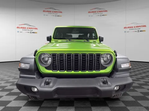 Photos of 2026 Jeep Wrangler Sport for sale in Dunkirk, IN at Glass Capital Chrysler Dodge Jeep RAM