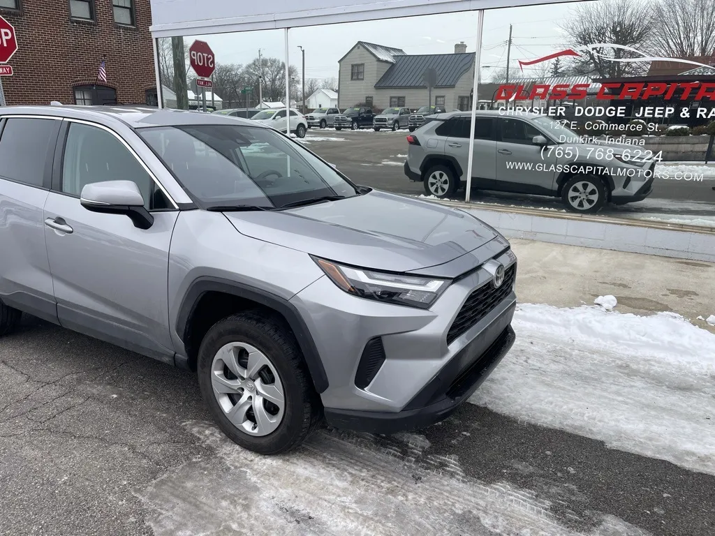 Silver 2023 Toyota RAV4 LE for sale in Dunkirk, IN