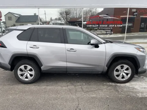 Photos of 2023 Toyota RAV4 LE for sale in Dunkirk, IN at Glass Capital Chrysler Dodge Jeep RAM