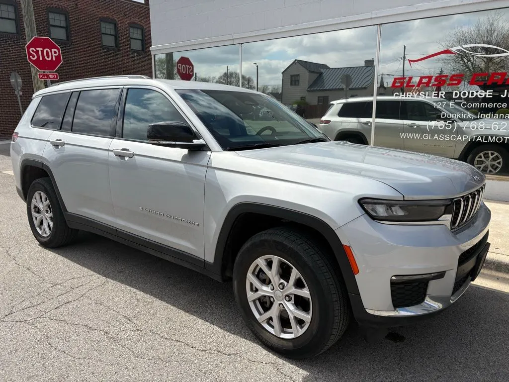 Silver 2021 Jeep Grand Cherokee L Limited for sale in Dunkirk, IN