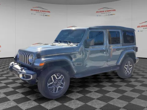 Another view of 2026 Jeep Wrangler Sahara for sale in Dunkirk, IN at Glass Capital Chrysler Dodge Jeep RAM