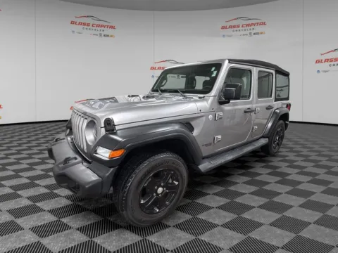 Another view of 2018 Jeep Wrangler Unlimited Sport S for sale in Dunkirk, IN at Glass Capital Chrysler Dodge Jeep RAM
