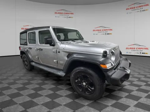 Silver 2018 Jeep Wrangler Unlimited Sport S for sale in Dunkirk, IN