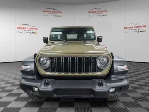 Photos of 2025 Jeep Wrangler Sport for sale in Dunkirk, IN at Glass Capital Chrysler Dodge Jeep RAM