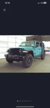 Blue 2024 Jeep Wrangler Willys 4xe for sale in Dunkirk, IN