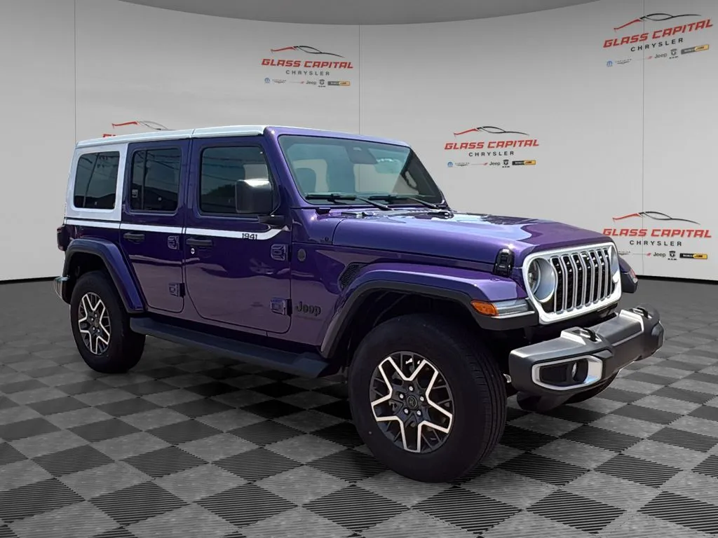 Purple 2026 Jeep Wrangler Sahara for sale in Dunkirk, IN