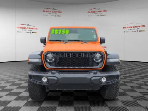 Photos of 2025 Jeep Wrangler Willys for sale in Dunkirk, IN at Glass Capital Chrysler Dodge Jeep RAM