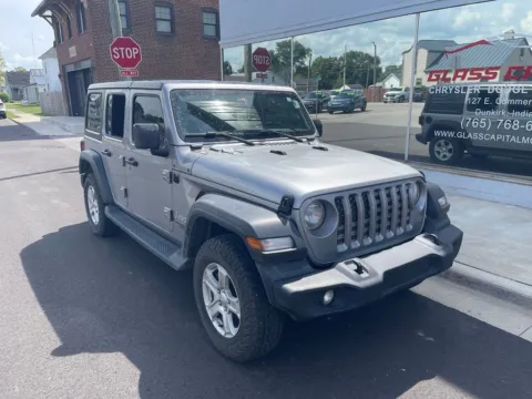 Silver 2019 Jeep Wrangler Unlimited Sport S for sale in Dunkirk, IN