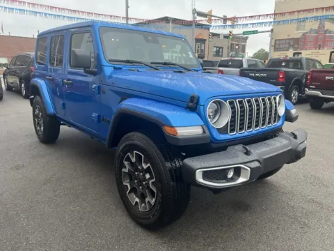 Another view of 2025 Jeep Wrangler Sahara for sale in Dunkirk, IN at Glass Capital Chrysler Dodge Jeep RAM